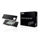 ASUS Hyper M.2 x16 Gen5 Card (PCIe 5.0/4.0) - rozširujúca karta pre 4x M.2 SSD
