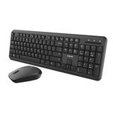 Canyon SET-W20, Wireless bezdrôtové combo - multimed. klávesnica, SK/CZ + opt. myš 800/1200/1600 dpi, čiern