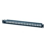 CNS modulárny Patch panel 24port, 19", 1U vhodný pre UTP i FTP keystony