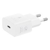Samsung napájací adaptér s rýchlonabíjaním (25W), bez kábla v balení, biely